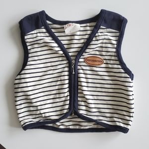 Vintage Zip up Sweater Vest Size 3T - Made in Canada